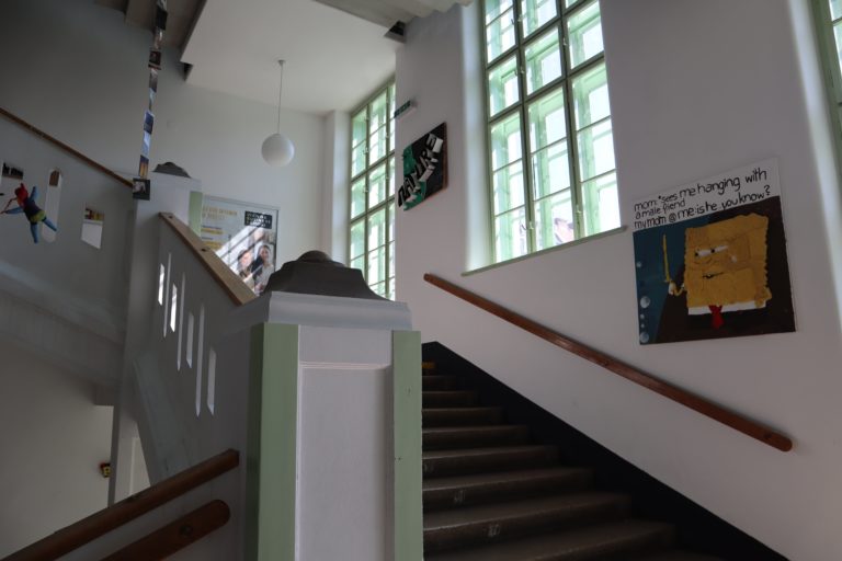 Hauptstiegenhaus Richtung 2. Stock