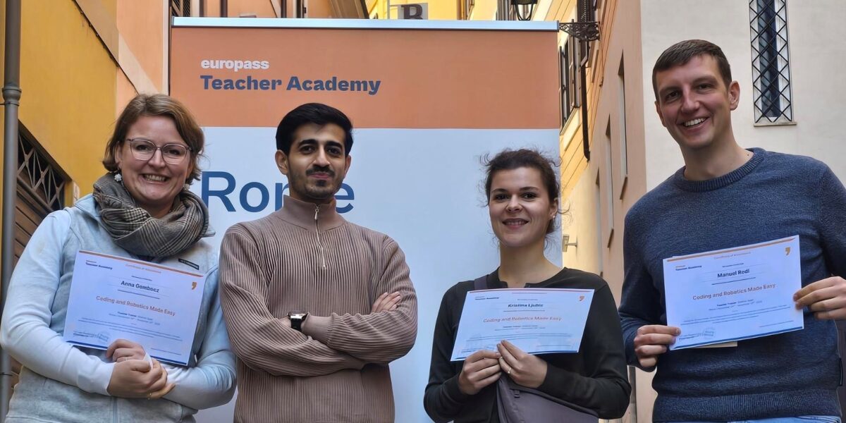 Erasmus+ Workshop in Rom: Coding und Programming für unsere Lehrkräfte